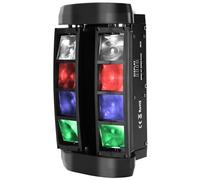 FHRKA Luci da palco con Teste mobili, Suono Musicale, Telecomando e Controllo DMX per Feste in Discoteca, Matrimoni, Illuminazione da palco dal Vivo