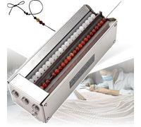 FHRKA Macchina Automatica per bordare - 3 velocità Regolabile, 3-16mm Doppio Canale Perlina con ago e infila ago, per Gioielli