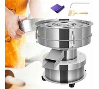 FHRKA Macchina Automatica per la Polvere Macchina Scolastica Automatica a Rete 40+60, Acciaio Vibrante per Alimenti Grado Alimentare in Acciaio Vibrante e polveri di Erbe (10cm)