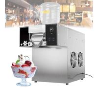 FHRKA Macchina per Ghiaccio Snowflake in Acciaio Inossidabile per Cubetti e Ghiaccio Tritato, Ideale per Granite e Slush (180KG)