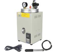 FHRKA Macchina per iniezione di Cera per Gioielli con manometro e Maniglia della Pompa, Temperatura di Fusione Regolabile da 0 a 100℃, iniettore di Cera sottovuoto