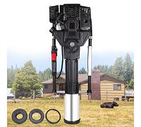 FHRKA Motore a Benzina da 1900 W per Driver per impieghi gravosi a 2 Tempi, battitore a Benzina per battitore di Recinzione per Pali in Legno (Mucchio da 55/70/100/150 mm) (55/70/100mm)