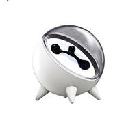 FHRKA Visualizzatore del Suono ferrofluido, Lampada del Ritmo Musicale ferrofluido, Decorazioni per Desktop a Fluido Magnetico, (White)