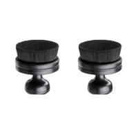 FHrtDFH 1/2 Pezzi Spazzola for Rivestimento di Pneumatici for Auto Multifunzionale a setole morbide Spazzola for Pulizia dei Dettagli applicatore Portatile for lucidatura Ruote(2PCS)