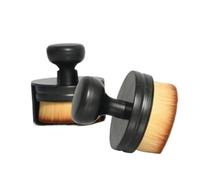 FHrtDFH 1/2 Pezzi Spazzola for Rivestimento di Pneumatici for Auto Multifunzionale a setole morbide Spazzola for Pulizia dei Dettagli applicatore Portatile for lucidatura Ruote(Brown 1PCS)