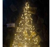 FHS Albero Di Natale LED Galaxy Semicerchio 2m 200 Bianco Caldo Leds Wanddeko