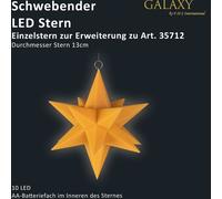Fhs LED Galaxy Stern Stella di Natale Decorativa Tischdeko Lichterstern Ø 13 CM