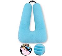 FHSGGP Cuscino da viaggio, cuscino per il sedile posteriore di un'auto, un artefatto addormentato adatto per viaggi a lunga distanza di adulti e bambini.