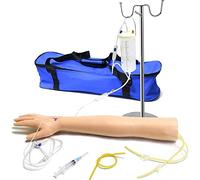 FHSLKXIM Kit Braccio per Pratica Endovenosa in PVC, con Supporto per Infusione, Braccio per Pratica con Borsa Portaoggetti, Kit Braccio per Pratica Flebo per Pratica Venipuntura