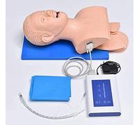 FHSLKXIM Modello di Scheletro in PVC per Intubazione di Adulti, Modello Didattico, Simulatore di Gestione Elettronica delle Vie Aeree per L'Istruzione in Laboratorio Scientifico