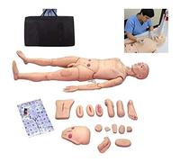 FHSLKXIM Simulatore di Assistenza al Paziente A Grandezza Naturale da 5,7 Piedi, Manichino Infermieristico Intercambiabile Maschio E Femmina, Modello Anatomico Umano per La Formazione Infermieristica