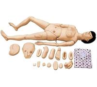 FHSLKXIM Simulatore di Assistenza al Paziente A Grandezza Naturale da 5,7 Piedi, Modello Anatomico Umano, Manichino Infermieristico Maschile E Femminile per La Formazione Medica Infermieristica
