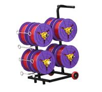 FHSLKXIM Supporto per Bobine di Filo, Svolgitore di Cavi, Distributore di Supporti per Fili Industriali, Adatto per La Posa di Cavi in Officina O in Cantiere, può Contenere 8