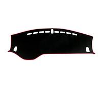 FHSUF Dashboard Cover Mat per Hyundai per Tucson 2015-2023 Copertura per Cruscotto Auto Ibrida Evitare Tappetino Leggero Anti-UV Pad Mat cruscotto Copertura(RHD 19-20 Red)