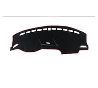FHSUF Dashboard Cover Mat per VW per Tiguan per MK1 per MK2 2009-2022 Tappetino per Cruscotto Auto Evitare Cuscinetti Leggeri Tappeti Mat cruscotto Copertura(LHD 16-22 Red)