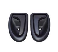 FHSUFG Interni Sinistra Destra Manopola della Porta Mano per Clio 1999 per in Poi per Megane 98-02 per Scenic 99-05 Impugnatura Nera Copertura per Maniglia Interna(Pair)