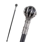 FHUILIJH Black Ball Hiking Walking Sticks - Bastone da Passeggio del Gentiluomo - per Halloween Party Performance Props,A,93cm