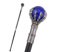 FHUILIJH Costume di Halloween con Palla Viola dell'Annata Bastone da Passeggio per Le Decorazioni degli Accessori Photo Prop,Viola,93c