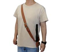 FHUILIJH Fondina per Spada a Spalla inclinata Medievale - Cintura Medievale Porta Spada - Fodero in Vita Fodero Porta Spada Cintura Guaina in Vita per Cosplay,Marrone,20cm