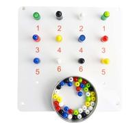 FHUILIJH Formazione con Simulazione laparoscopica Modello di Bean-Grabbing Pratica d'esame specializzata Modello di Bead-Grabbing,Bianca,20cm