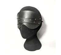 FHUILIJH Maschera per Gli Occhi Retro Rinascimentale, Copertura per Un Occhio, Accessorio per Occhi novità per Halloween, Costumi per Cosplay e Feste,Nero,15cm