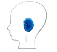 FHUILIJH Modello dell'orecchio in Silicone Piastra acrilica Espositore dell'orecchio della Testa Umana Modello Flessibile Morbido Pratica di,Blue b
