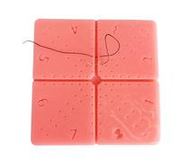 FHUILIJH Modello di Formazione laparoscopica a Punto Fisso Pratica Silicone Pad Esame Modello di Formazione di Simulazione,Flesh,13cm