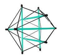 FHUILIJH Modello di Tensione della Fascia Colonna Anatomica Modello Integrale di Tensione Modello di Tensione per l'Educazione Scientifica,Verde,24cm