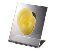 FHUILIJH Simulazione Silicone Tridimensionale Falso Orecchio Modello Gioielli Display Auricolare Piercing Pratica Modello,Yellow a,6cm