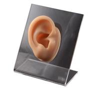 FHUILIJH Simulazione Silicone Tridimensionale Falso Orecchio Modello Gioielli Display Auricolare Piercing Pratica Modello,Flesh a,6cm