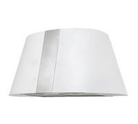 Fhuller Cappa Cucina Parete Moderna 75 cm SIBILLA K304 BC - Inox/Bianca - Motore 420 m³/h (Opzione 620 m³/h) - Filtri Alluminio Professionali Lavabili - Illuminazione LED - Installazione a Muro