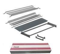 Fhuller Scolapiatti Filo Zincato ARDESIA Pensile 60 Interno 56,4 701/60ZARP3 1 Griglia Portapiatti + 1 Griglia Porta Bicchieri + 2 Staffe 901 + 1 Vaschetta 602 + 1 Telaio 551