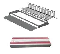 Fhuller Scolapiatti Incasso VASISTAS Griglia Unica Piatti Bicchieri Acciaio Zincato ARDESIA 702/90ARP3 PENSILE 90 INTERNO 86,4 Misura SCOLAPIATTI 85,6 + Vaschetta + Telaio + Scatola