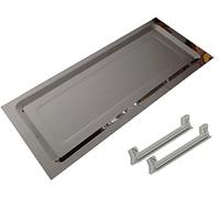 Fhuller Vaschetta Raccogligocce in Acciaio Inox 84 cm per Scolapiatti da Incasso per Mobile Pensile cm. 90