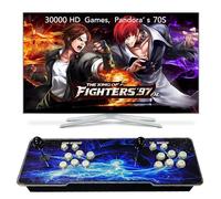 FHYRGF [32000 in 1 78S Pandora Box Arcade Game Console compatibile con PC e proiettore e TV, giochi 3D 1-4 giocatori Doppio Joystick Lista preferiti Categoria di giochi Salva/Cerca/Nascondi/Pausa