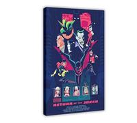 FHYTKC Poster su tela con Batman Beyond Return of The Joker, decorazione per camera da letto, ufficio, stanza, regalo, 20 x 30 cm