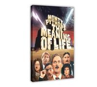 FHYTKC Poster su tela di Monty Python "The Meaning of Life", decorazione per camera da letto, ufficio, stanza, regalo, 50 x 75 cm
