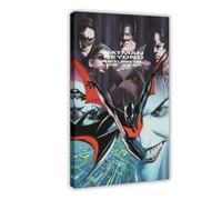 FHYTKC Poster su tela, motivo: Batman Beyond Return of The Joker, decorazione per camera da letto, ufficio, stanza, regalo, 50 x 75 cm