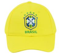 Fi Brasil CBF Calcio Soccer Futbol Giallo Snapback Visiera Curva Cappello Adulti