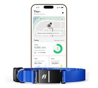 Fi Collare intelligente per cani serie 3+, localizzatore GPS per cani e monitoraggio attività e fitness, impermeabile, luce LED, avvisi di fuga, copertura nazionale [abbonamento gratuito di 6 mesi