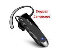 (FI Nero Senza Borsa) New Bee Auricolare Bluetooth V5.0 Cuffie Wireless con Microfono 24 Ore Cuffie Mini Vivavoce