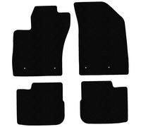 FI13-1 Set Tappetini Velluto Premium Opaco Nero per Fiat Tipo dal 2016 Hatchback