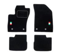 FI13-1 Tappetini Velluto LOGO Bandiera Italia per Fiat Tipo dal 2016 Hatchback t