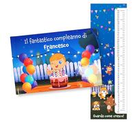 Fiaba personalizzata bambini, libro personalizzato bambini, libro di compleanno personalizzato, regalo di compleanno, libro fiaba personalizzata con nome, fantastico compleanno