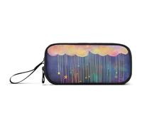 Fiaba Stelle e Nuvole colorate Borse di Nylon per Ragazzi Astucci di Grande Capacità per la Scuola Cancelleria per la Scuola Preppy Insegnante di Scuola