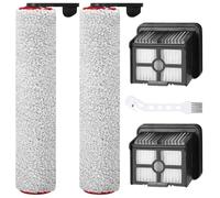 Fiabgum Set di Accessori per Dreame H12 Pro Parti di Ricambio aspirapolvere Umido e Secco, pazzola a rullo autopulente per aspirapolvere Dreame H12 Pro, 2 spazzole Rullo + 2 Filtro + 1 spazzole.