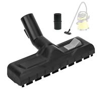 Fiabgum Spazzola per Aspirapolvere, Bocchetta Pavimenti Secco/Umido per Kärcher WD3 WD4, WD5,WD6, Ugello universale da 35 mm Con 32/35mm Adattatore, Ricambi per Ugello per Pavimenti per Kärcher,Nero