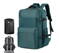 Fiabhras Zaino da Viaggio Slypack Under Seat con Sistema di Compressione Sottovuoto Integrato, Conforme agli Standard del Bagaglio a Mano delle Compagnie Aeree (Blu (Senza pompa a vuoto))