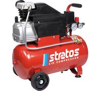 COMPRESSORE ARIA SERBATOIO 50Lt MOTORE 2Hp F5020 CON RUOTE STRATOS 50 FIAC