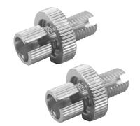 Fiakaon Set di Attrezzi per pinze Freni Regolatore Universale in Alluminio per Cavo acceleratore Freno Frizione Moto 2 Pezzi M10 Vite Pistone del Freno(A2)